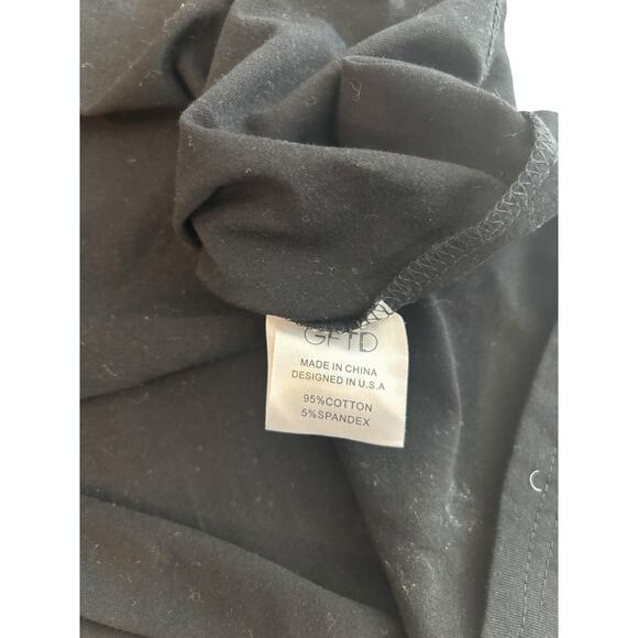 MEN'S GFTD LOS ANGELES NWOT GT-JERICK T-SHIRT 3XL BLACK RHINESTONE GFTD SOULS - Picture 5 of 6